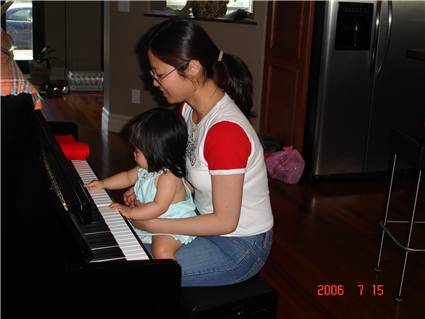 play piano