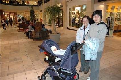 First Shopping at Chinook Mall