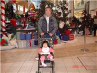 GrandPa and Felicia at Chinook Mall