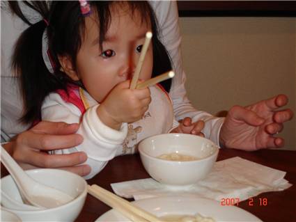 using chopsticks -2