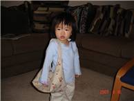 Mommy, this bag is mine.